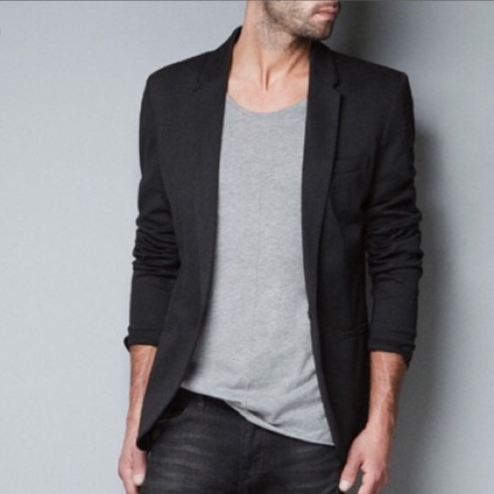 Zara Man Basic Black Men’s Blazer size 38